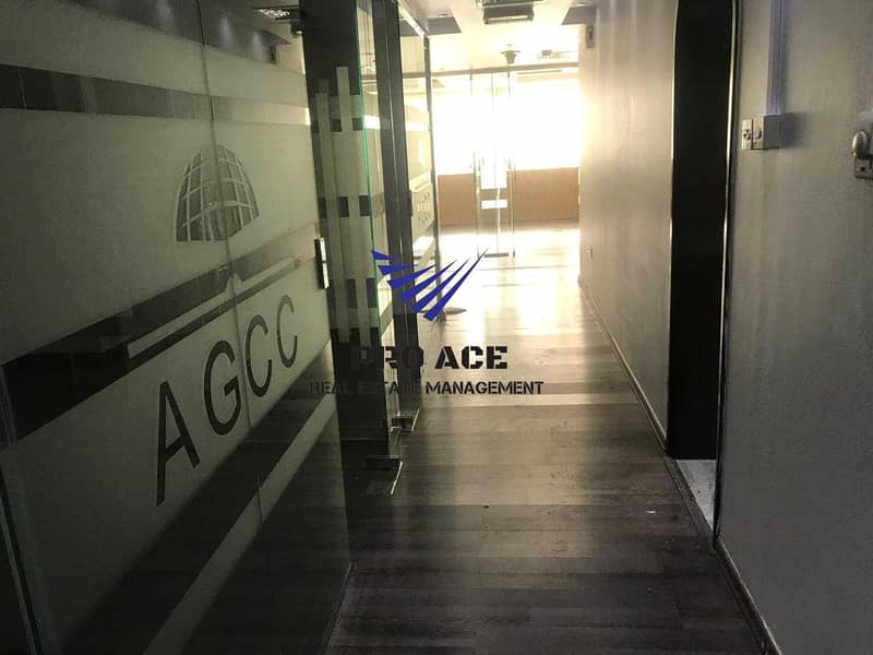 5 Amazing! Huge Office For Rent Near WTC at Hamdan street for only 75k