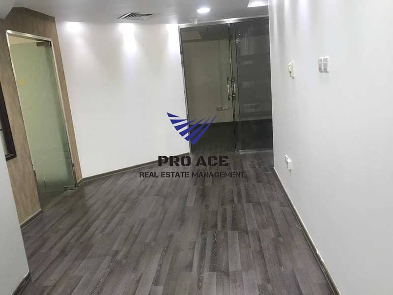 6 Amazing! Huge Office For Rent Near WTC at Hamdan street for only 75k