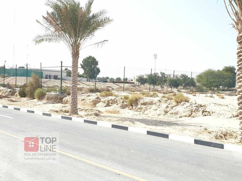 4 3 sides corner & bigger Plot For Sale | AED 1