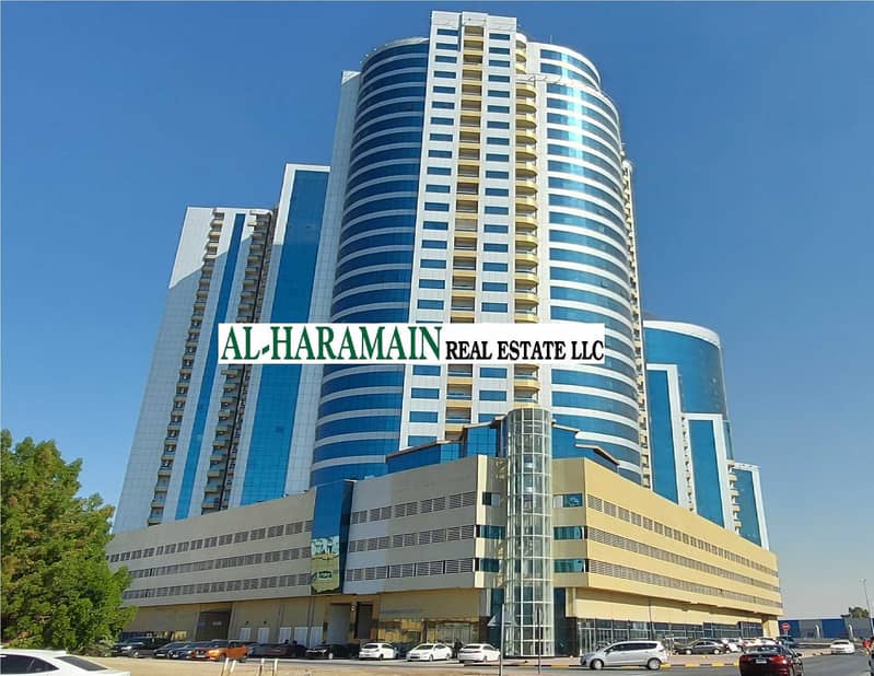 Orient Towers, Spacious Studio with Parking for Rent in Ajman