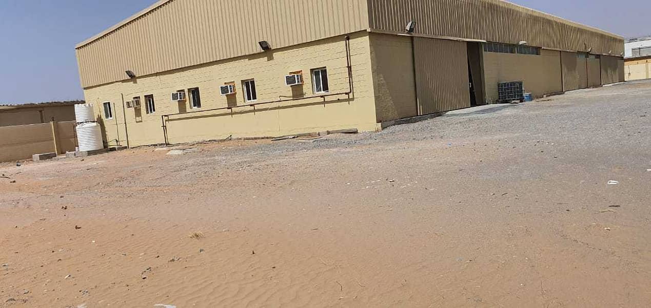 30000 Sq. ft. Warehouse with Open Land Available in Emirates Modern Industrial, U. A. Q