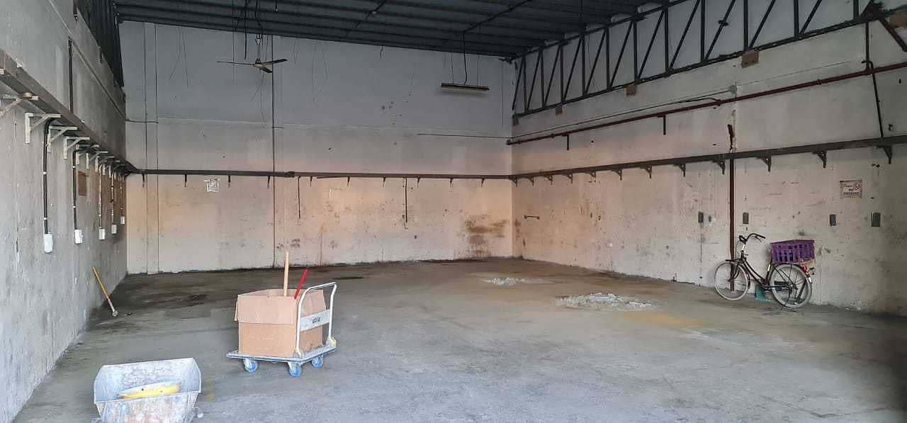 2000 Sq ft Warehouse with Built-in Office and Toilet Available in Al Jurf Industrial Area, Ajman