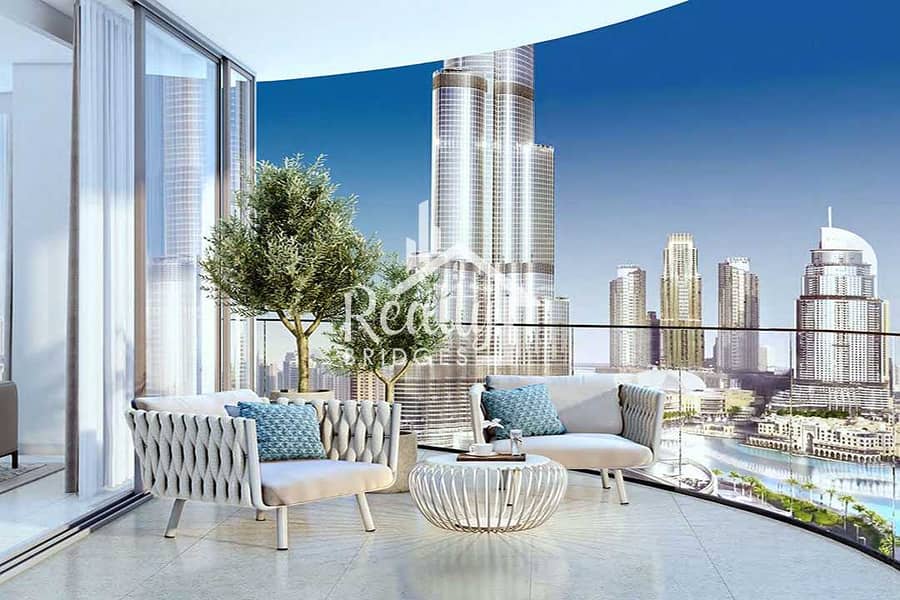 3 Burj Khalifa & Dubai Fountain Views - 0% Commission - Direct from Developer