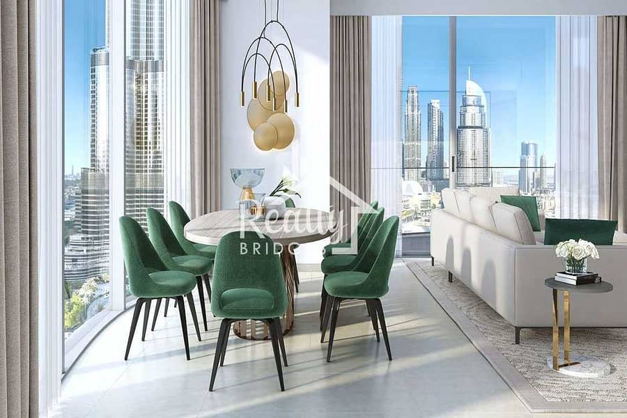 8 Burj Khalifa & Dubai Fountain Views - 0% Commission - Direct from Developer