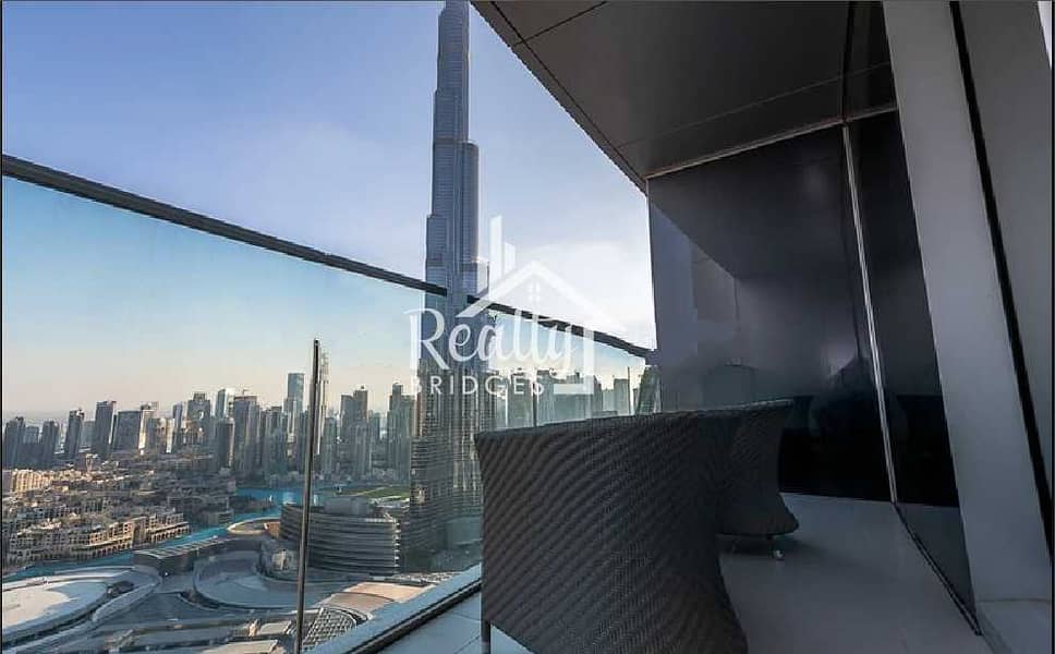 14 3 BR Hotel Apt. with Burj Khalifa View | Fully-Furnished  Pool & Gym