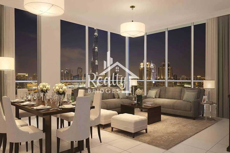 6 3 Bed - Burj Khalifa & Boulevard Views - 0% Commission - Direct from Developer