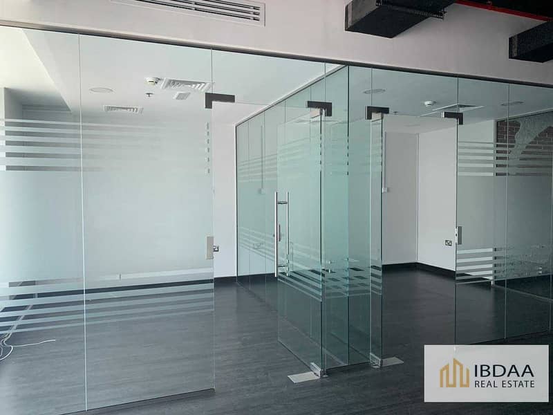 7 Fully fitted office with partitions with amazing view