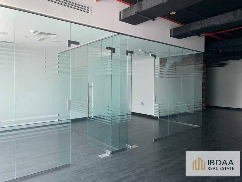 9 Fully fitted office with partitions with amazing view