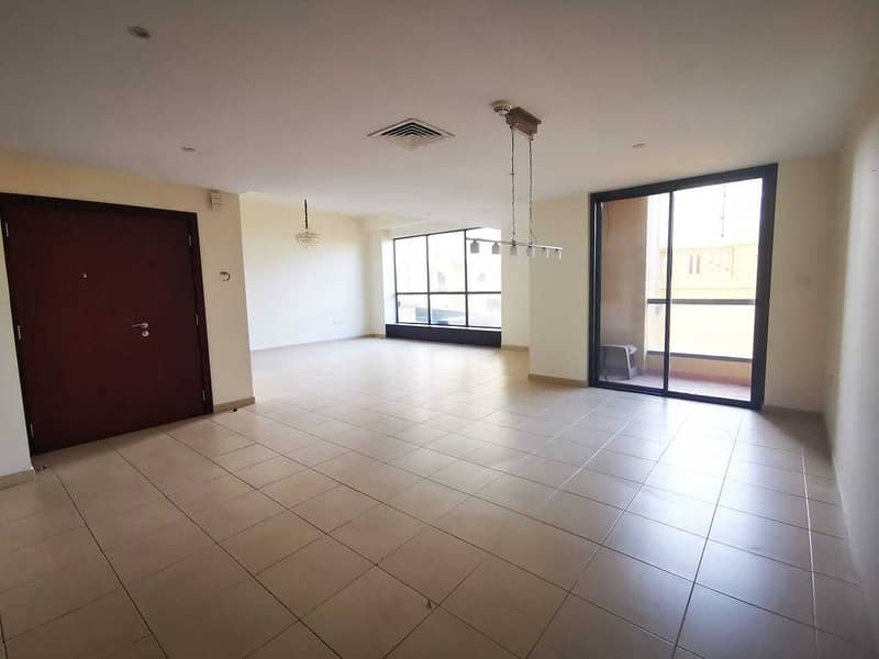Low Floor Large  3BR+Maid Room for Rent in Bahar 4