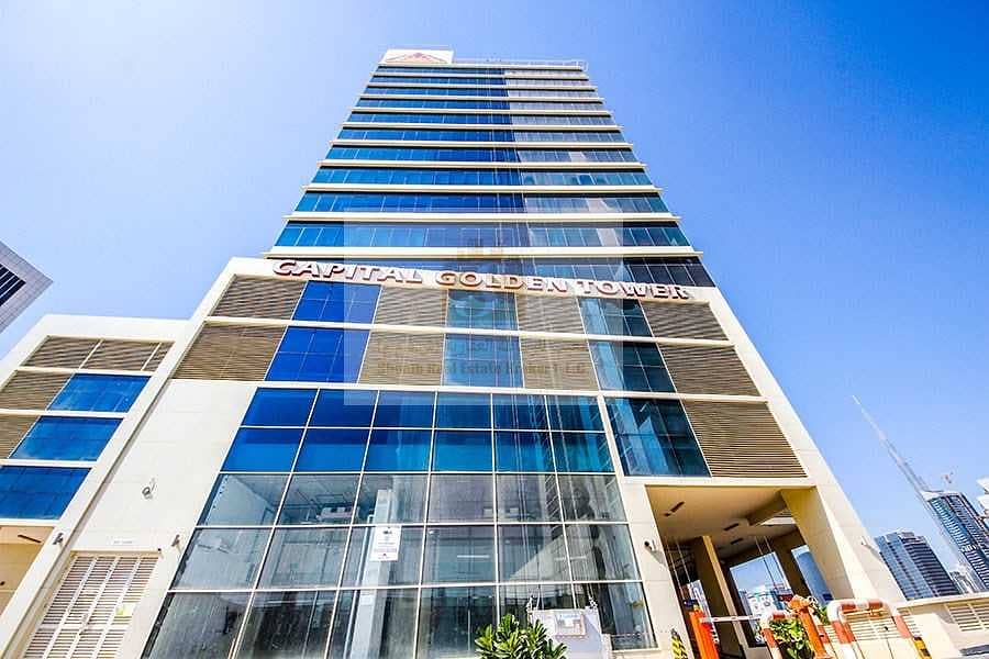 BUSINESS BAY | CAPITAL GOLDEN TOWER | SEMI FITTED OFFICE FOR RENT