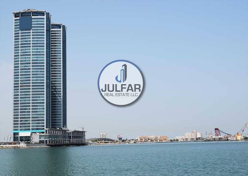 Amazing Sea View Office FOR SALE in Julphar Tower.