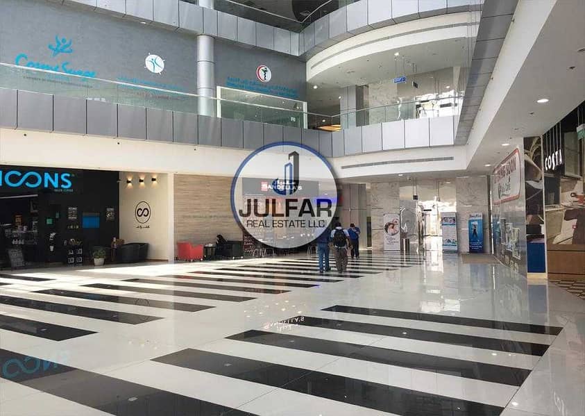 9 Partial Sea View Office FOR RENT in Julphar Tower.