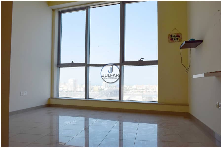 6 Big Size Sea View-1BHK-For Rent |Julphar Tower
