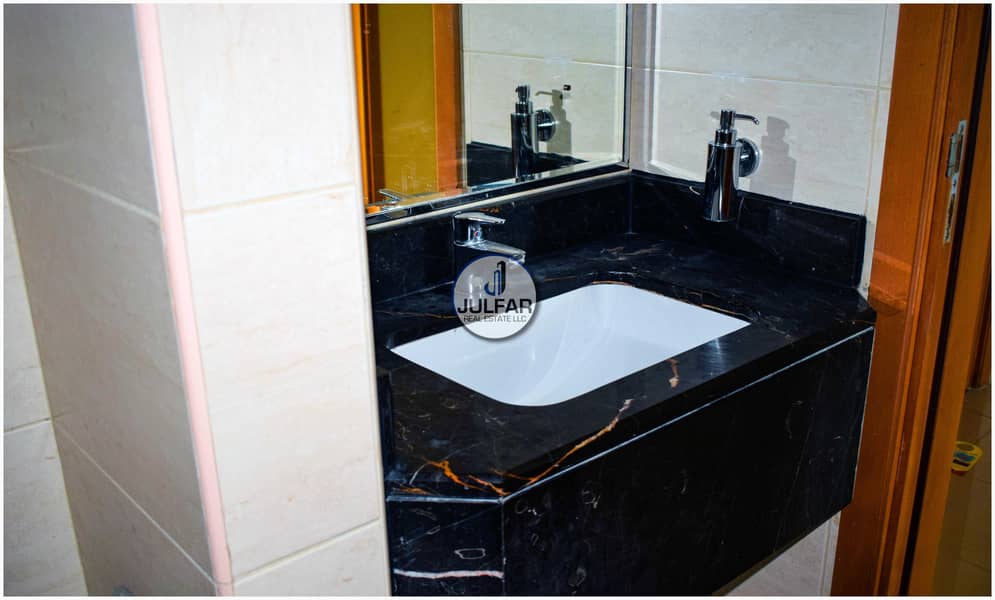8 Big Size Sea View-1BHK-For Rent |Julphar Tower