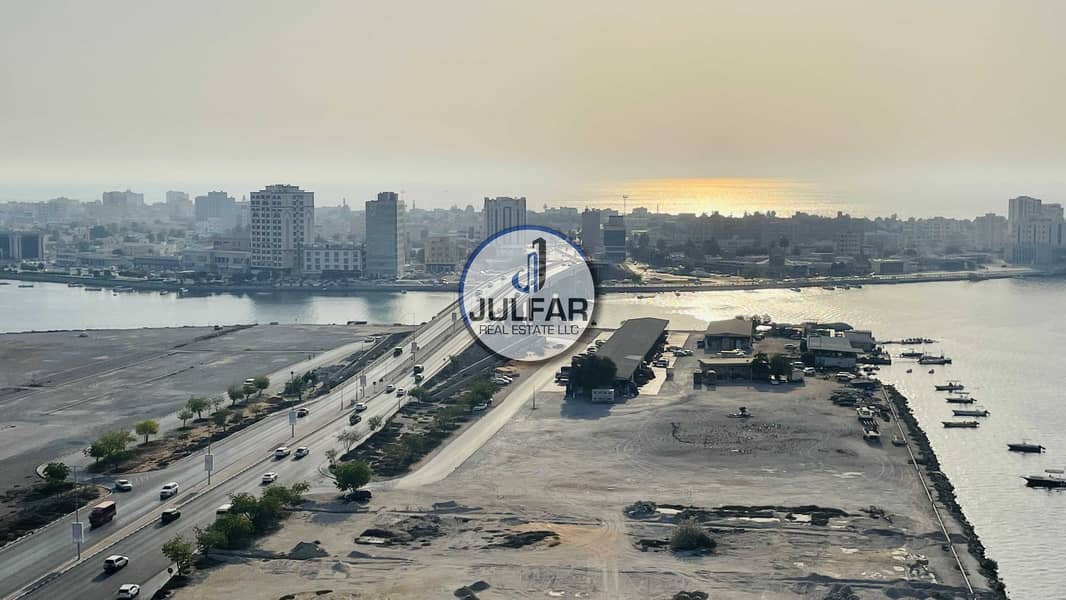 11 Big Size Sea View-1BHK-For Rent |Julphar Tower