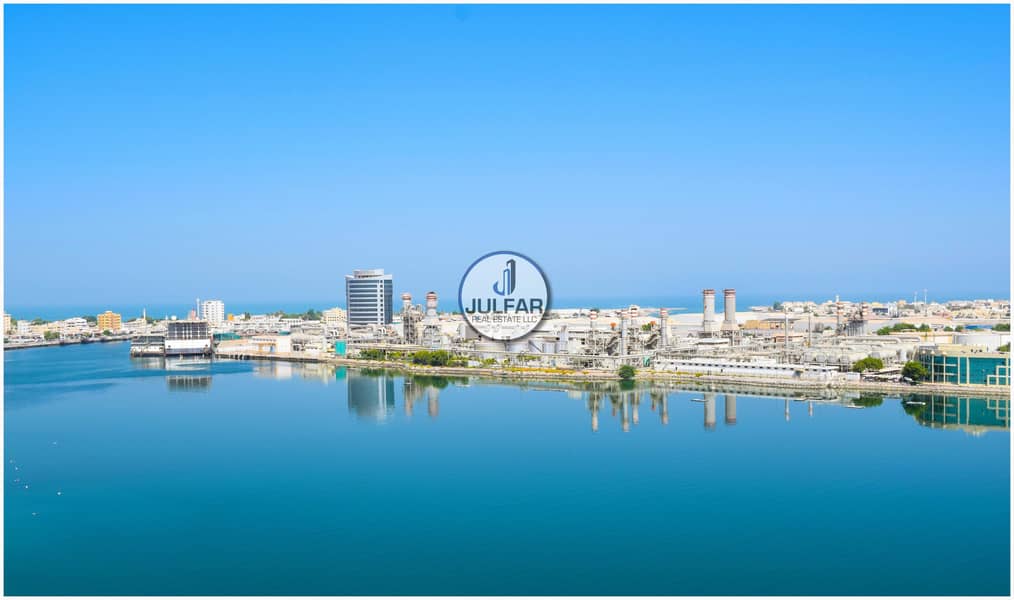 13 Big Size Sea View-1BHK-For Rent |Julphar Tower