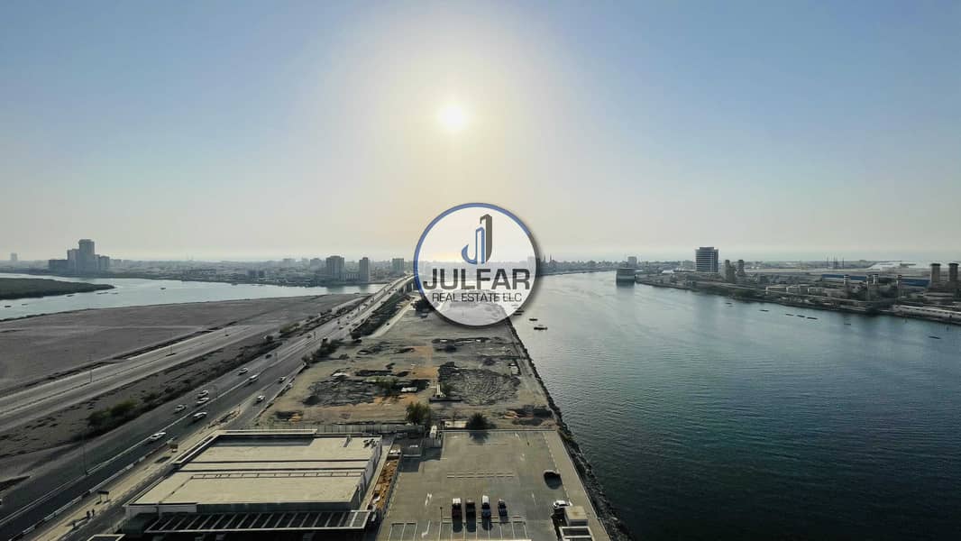 20 Big Size Sea View-1BHK-For Rent |Julphar Tower