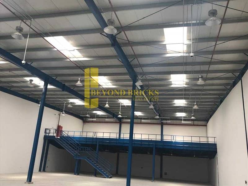 4 Semi-Fitted and Fully Secured New Warehouse with Mezzanine
