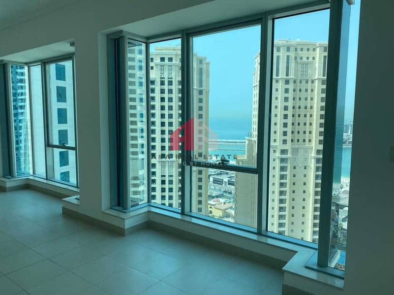 Full JBR View |Large Layout | Vacant and High Floor