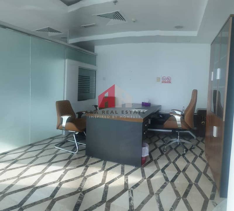 9 Furnished & partitioned office for Rent in Fortune Tower