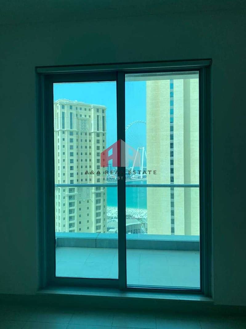 6 Full JBR View |Large Layout | Vacant and High Floor