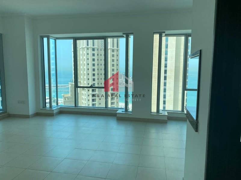 8 Full JBR View |Large Layout | Vacant and High Floor