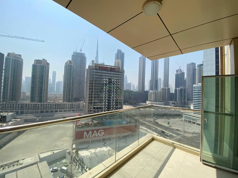 10 NO COMMISSION 1 MONTH FREE !! PARTIAL CANAL + Burj VIEW 2 BHK