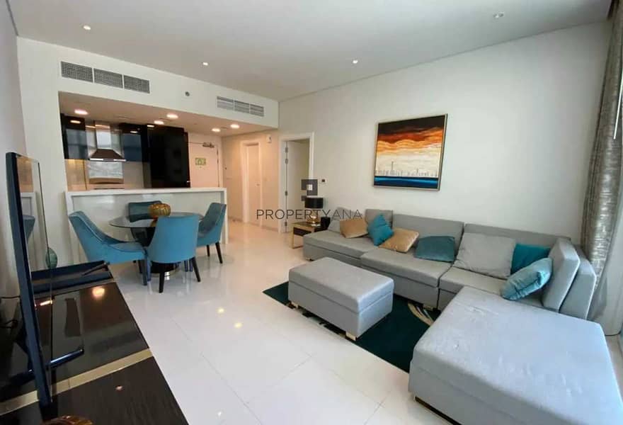 Beautifully Furnished 2BR | Partial Canal View