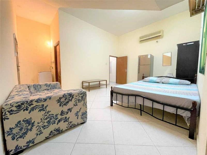 Direct From Owner | Fully Furnished Studio in Muroor behind Mushrif Mall