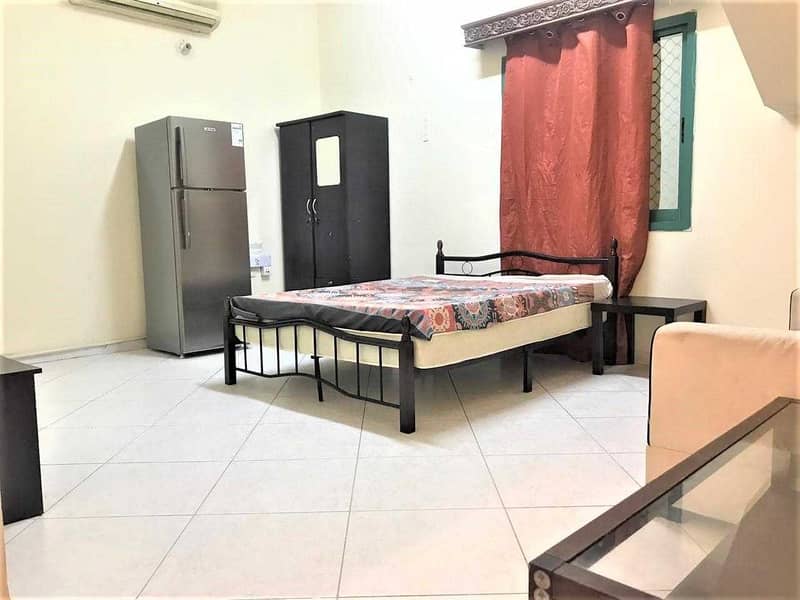 10 Direct From Owner | Fully Furnished Studio in Muroor behind Mushrif Mall