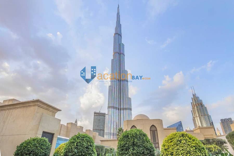 14 Dancing Fountain I Burj Khalifa View Flat In Souk Al Bahar