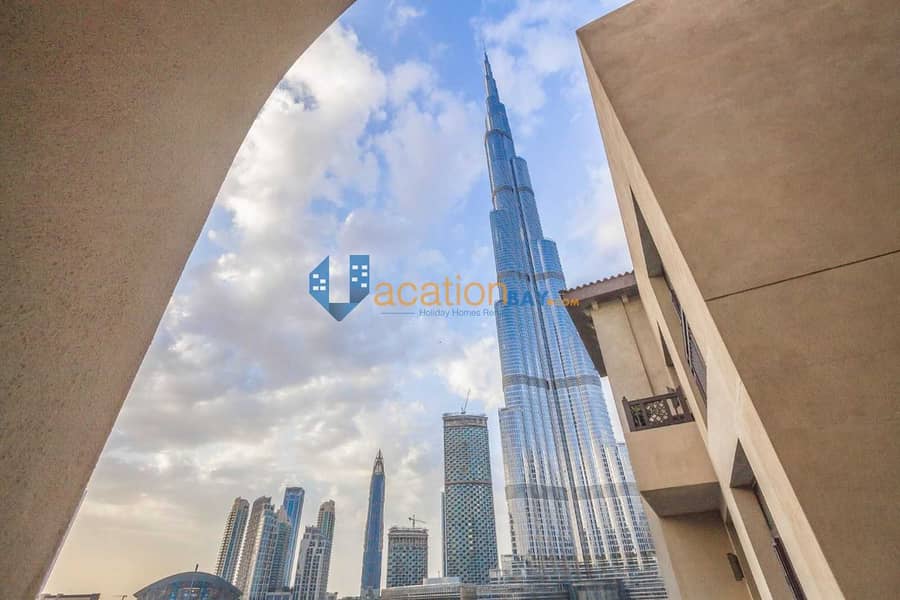 23 Dancing Fountain I Burj Khalifa View Flat In Souk Al Bahar