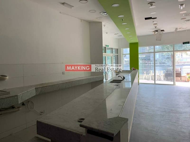6 Fitted Shop with Excellent Lake view For Rent in JLT