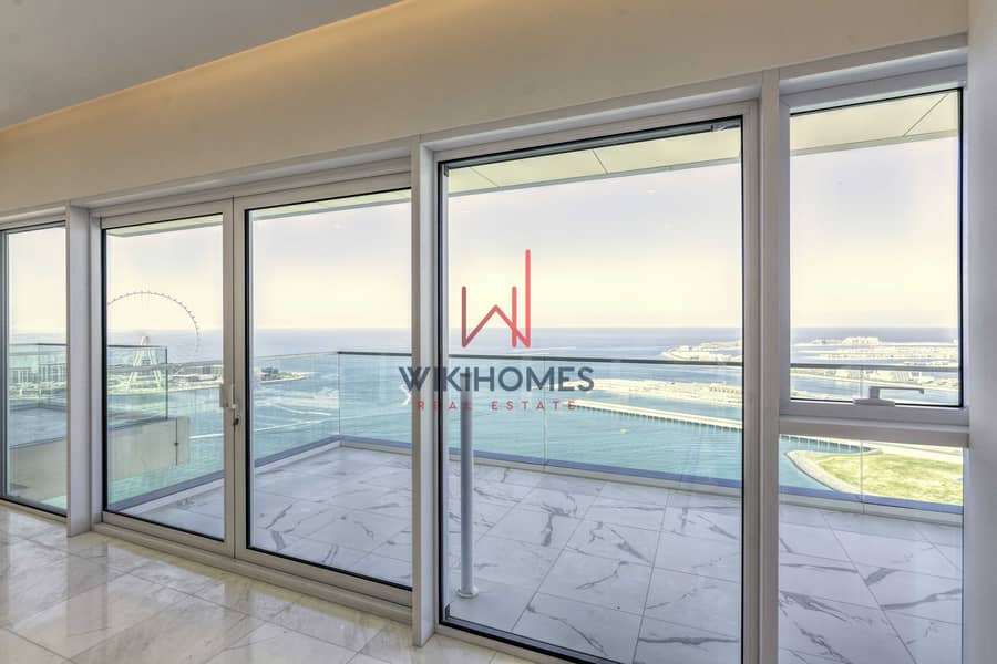 7 High Floor | Full Palm View | Private Access to the Beach | High End | Semi-Furnished