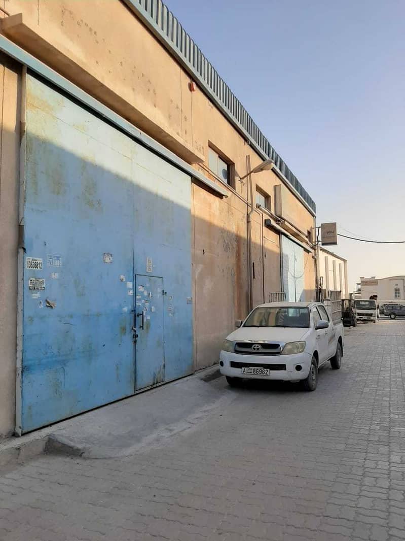 Spacious Road facing! Warehouse With Electricity for rent in Saniaya, Ajman