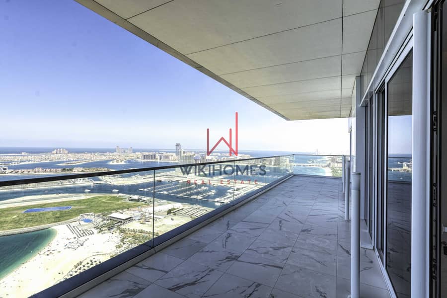 23 High Floor | Full Palm View | Private Access to the Beach | High End | Semi-Furnished