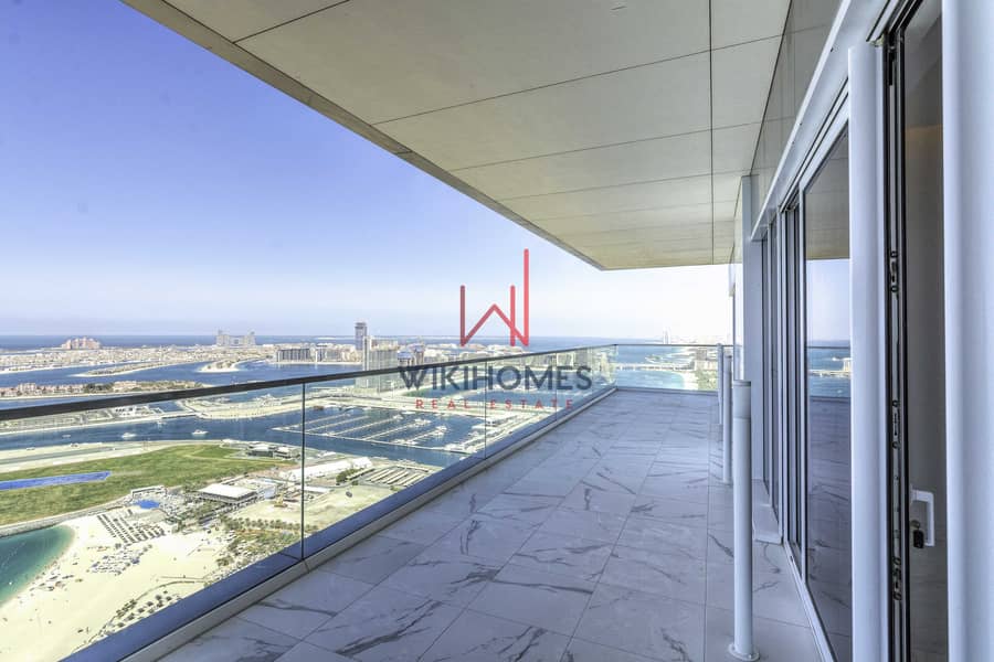 24 High Floor | Full Palm View | Private Access to the Beach | High End | Semi-Furnished