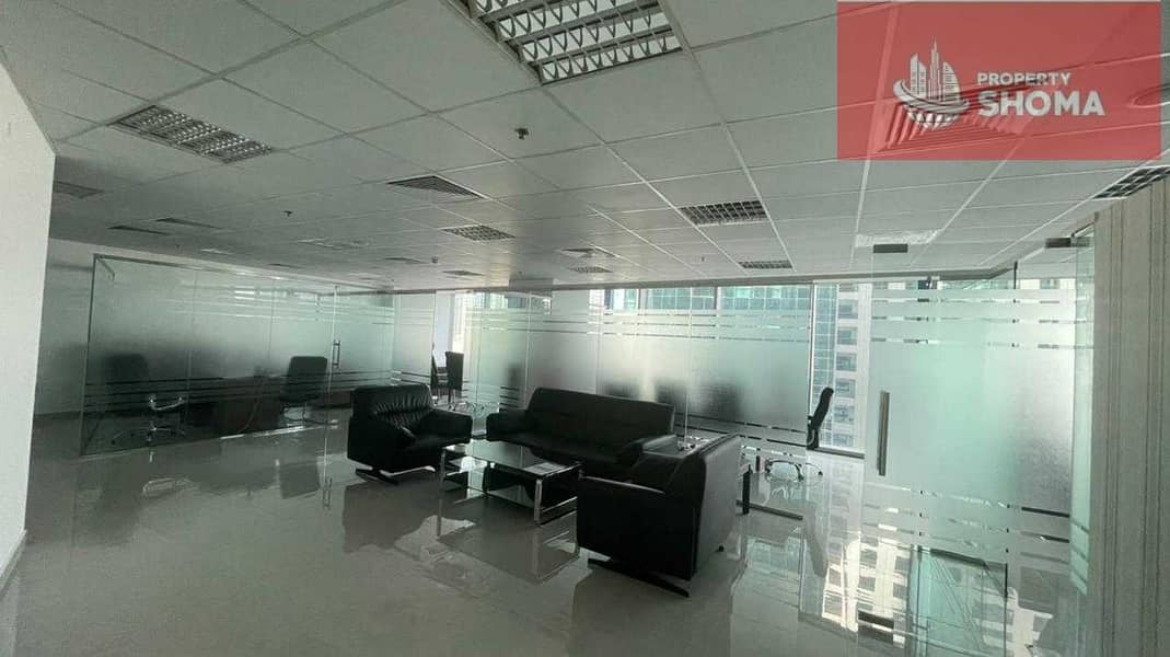 8 furnished office | For Rent| in Executive bay tower