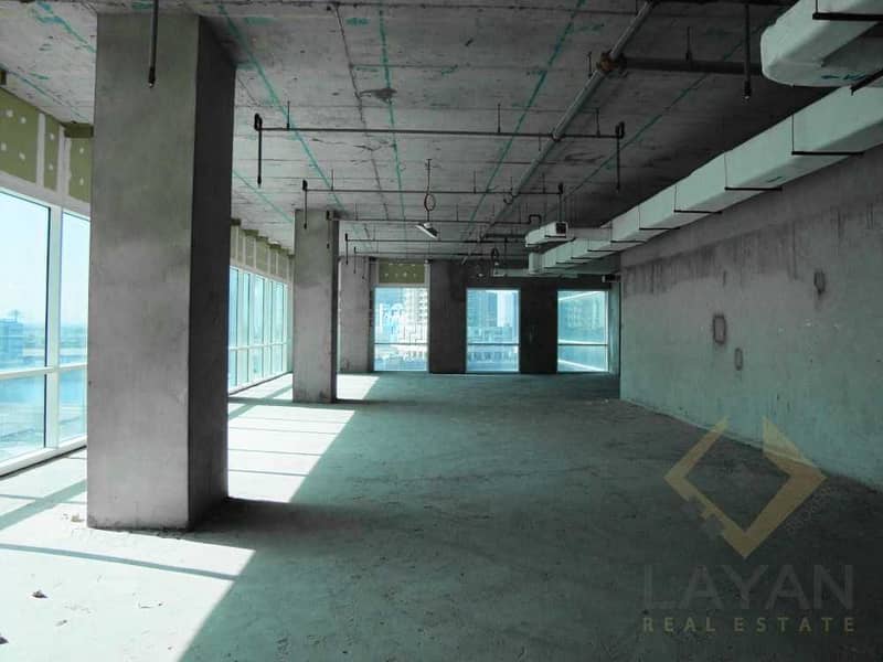 Half floor in Luxury Bay Square AED 85 per sqFt