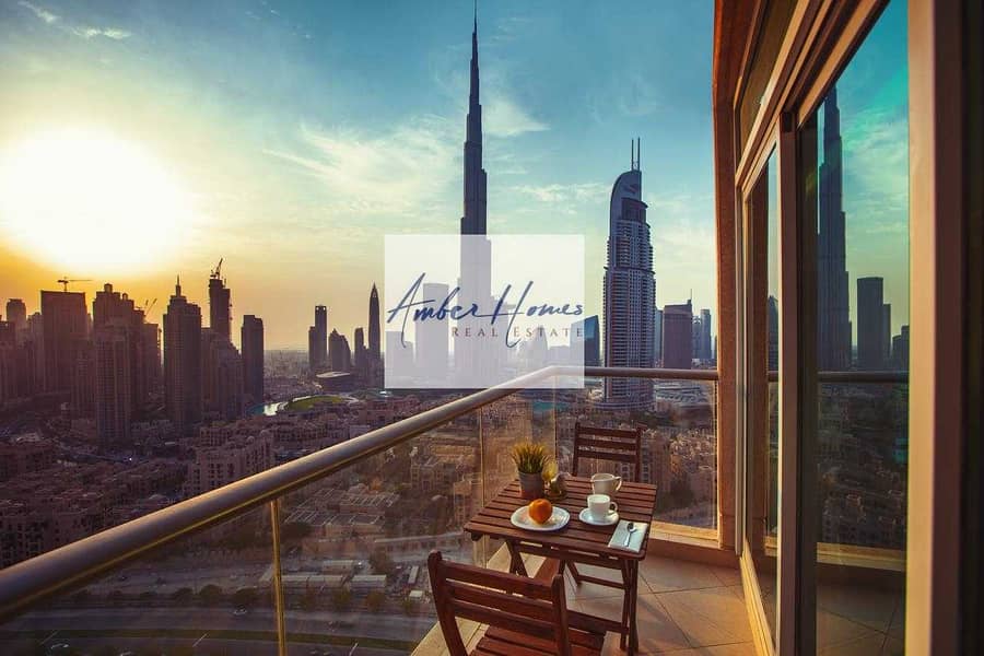 9 Stunning 1 BR Apt for SALE | Burj Khalifa Views