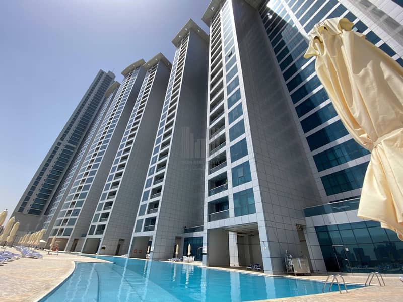 2 1 Bedroom City view in Corniche Residence !!!!!