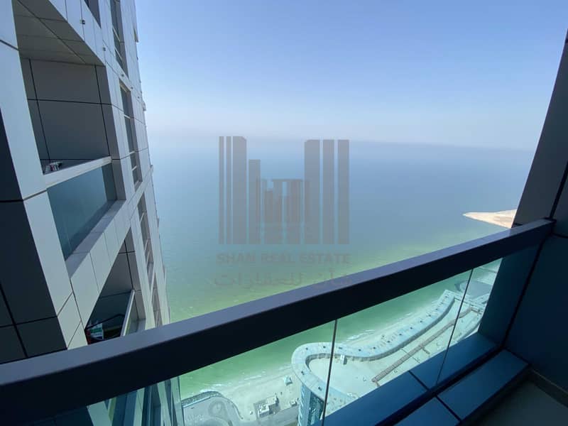 WIFI | 2 Bedroom | Sea View | Beach Front | Corniche Tower