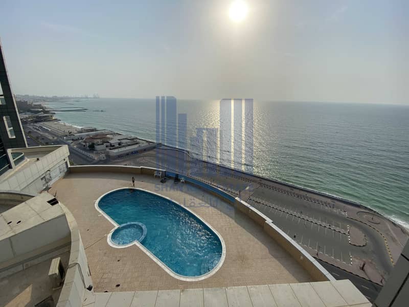 35 Free AC | 3 bedroom sea view Corniche Tower