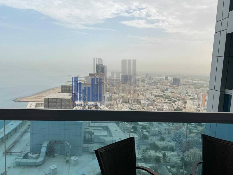 Rare 1 Bedroom Sea View Corniche Tower Rent