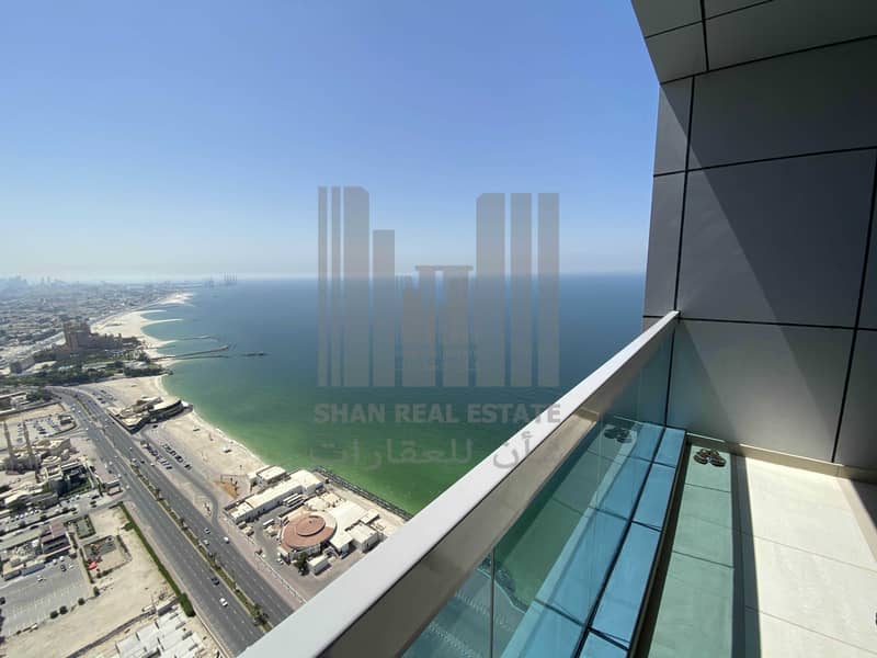 7 Sea View 1 Bedroom Huge Balcony Corniche Tower