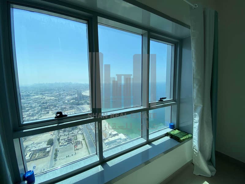 25 Sea View 1 Bedroom Huge Balcony Corniche Tower