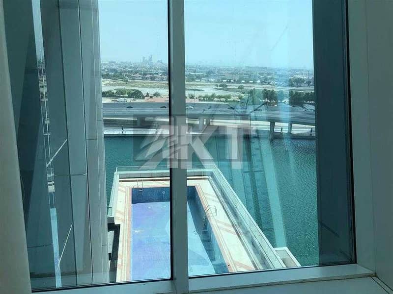 17 75 K / Full Furnished /. Full Canal & Pool. View / Al Manara Tower/ BudsinessBay
