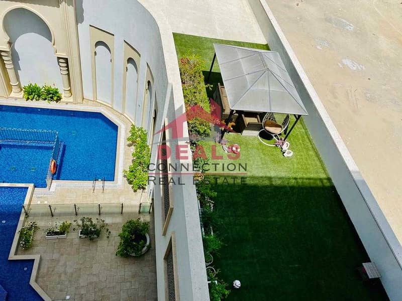 7 Pool View  | Fully-furnished 1 Available for Rent w/ Spacious Balcony  in Chimaa Premier
