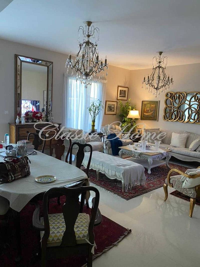 7 4 Bedroom + Maid’s Room+ Driver Room Townhouse Aegean Style – With Pool Kitchen Upgraded