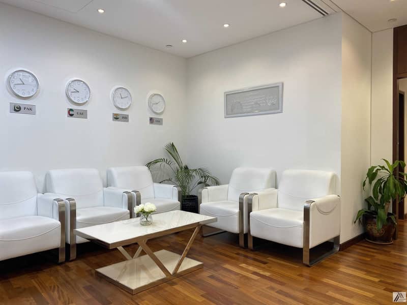 6 Single payment Fully Furnished Serviced  Office suitable for 2 staff/ Linked with Metro